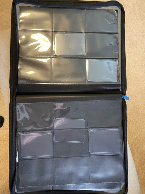 Leather Top Loader Binder (Holds 216 Cards)