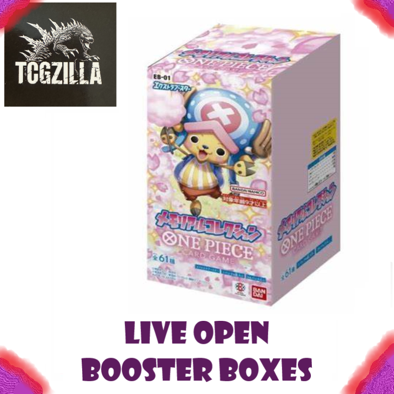 (EB-01J)(LIVE) Extra Booster Memorial Collection Booster Box (Japanese)