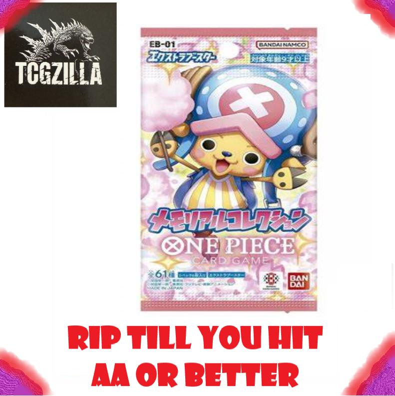 TCGZilla One Piece RTYH Japanese OP01 through OP10