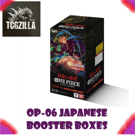 (OP-06J) One Piece Wings of Captains Booster Box (Live Open) (Japanese)