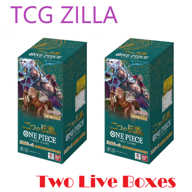 (OP-08J) One Piece Two Legends Booster Boxes (Live Open) (Japanese)