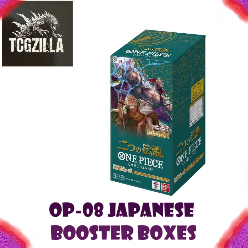 (OP-08J) One Piece Two Legends Booster Boxes (Japanese)